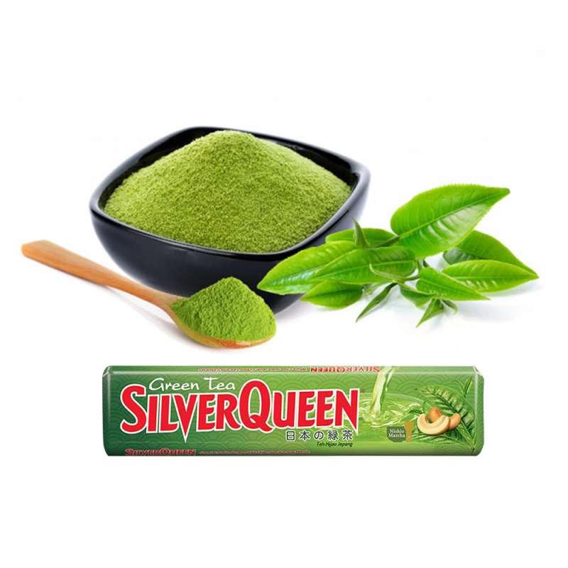 Jual SilverQueen Green Tea Jepang Cokelat 65 g Online 