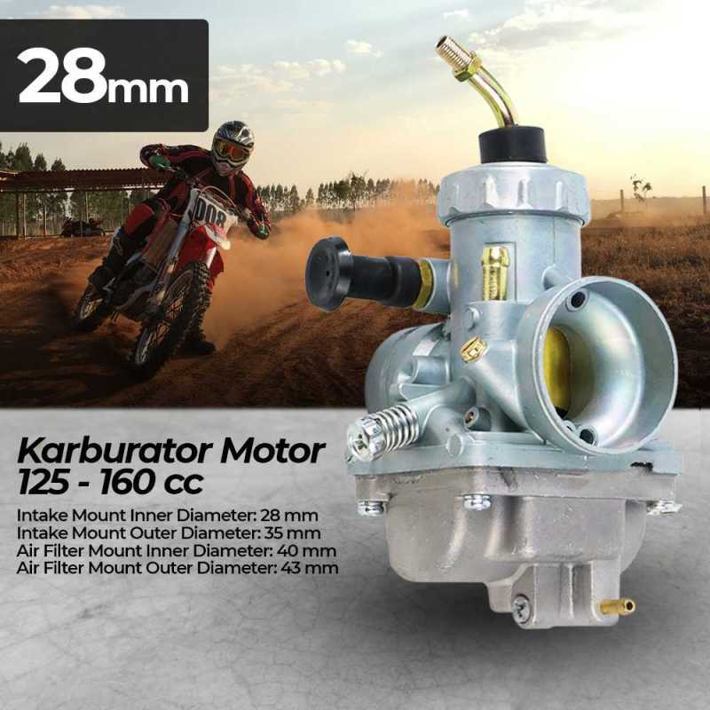 MBROS Trjgtas Carburatore Moto Per DT125 Per DT 125 Carburatore 28mm Per Mikuni VM24 Carburador Motore Carburatore - Foto 2