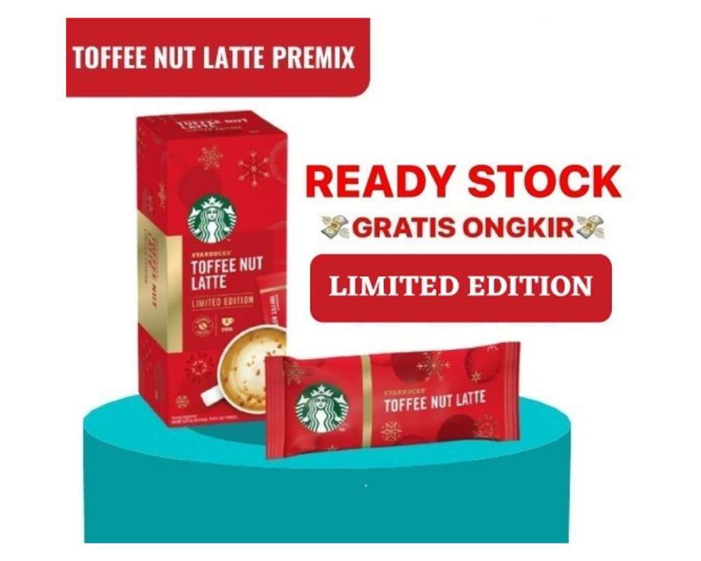 Promo Coffee Starbucks Toffee Nut Latte Sachet Original From Turkey