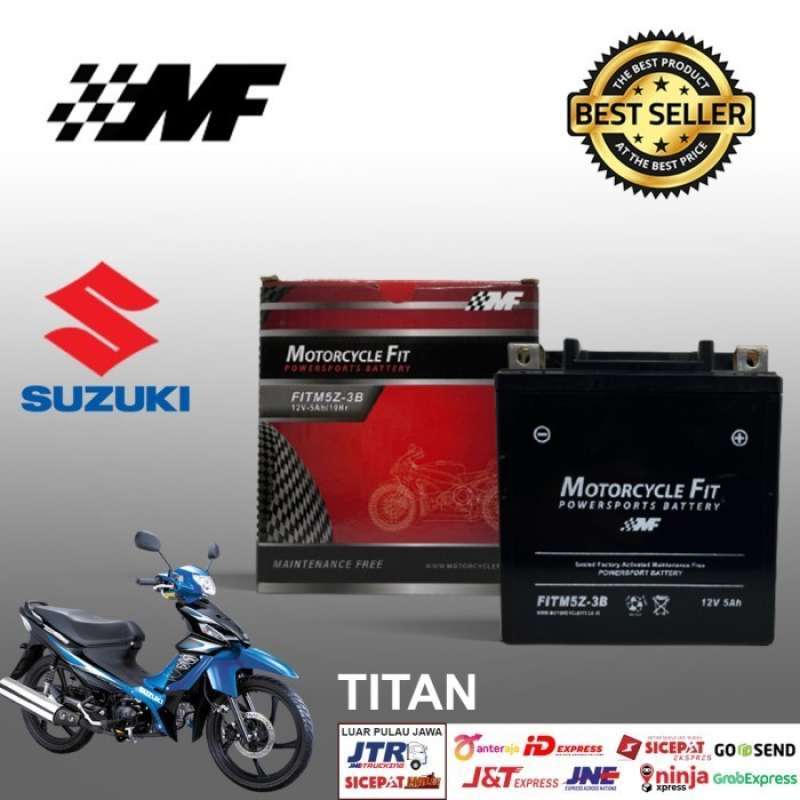 Jual Aki motor suzuki smash titan GM5Z3B motorcycle fit FITM5Z3B di