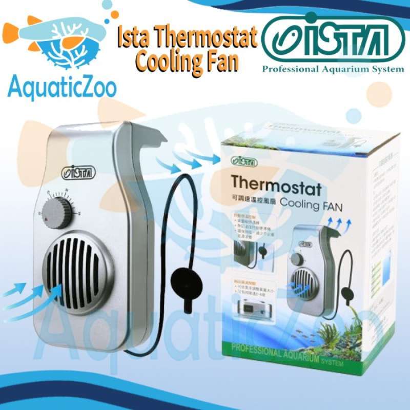 Promo Ista Thermostat Cooling Fan Kipas Aquarium Pendingin Akuarium