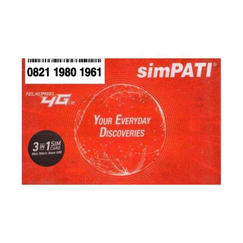 Jual Telkomsel Simpati Nomor Cantik Seri Tahun 0821 1980