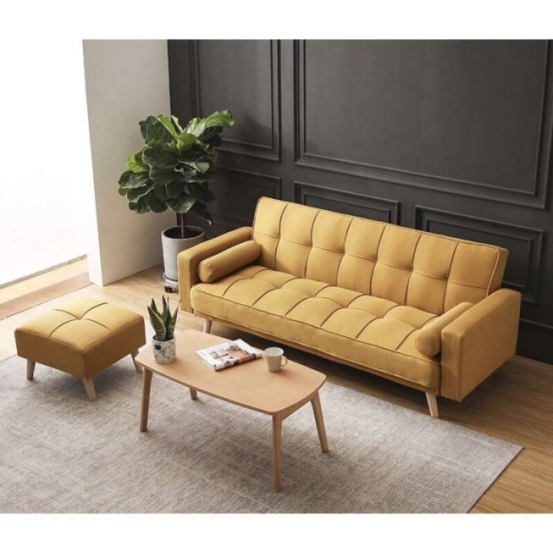 Jual OLIVIA Sofa Bed Reclining & Pouf Sofa Tamu Sofa Minimalis di