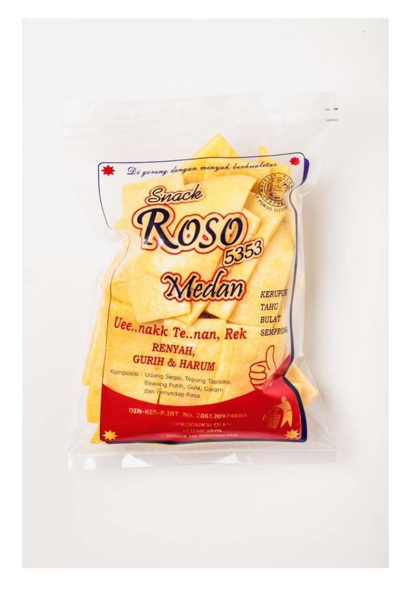 Jual SNACK ROSO OFFICIAL Kerupuk Tahu [200gr] di Seller SNACK ROSO ...