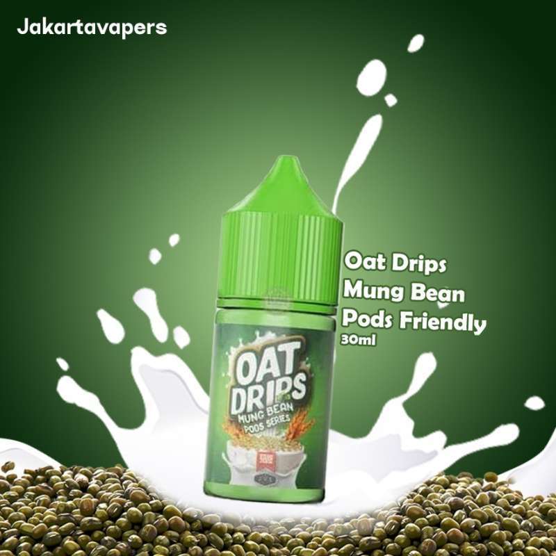 Promo OAT DRIPS V2 MUNG BEAN Pods Friendly 15mg 30ml Liquid Vape