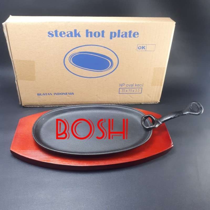Jual Piring steak hot plate oval kecil di Seller Dapuraku Store Duri