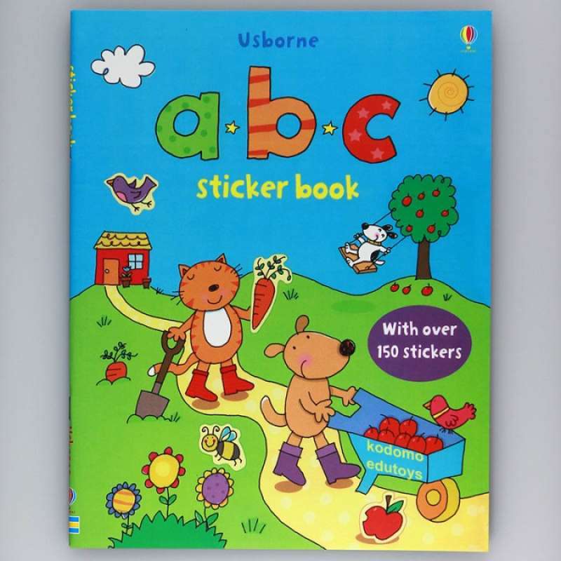 Jual USBORNE ABC STICKER BOOK, BUKU AKTIVITAS ANAK,ACTIVITY BOOK di