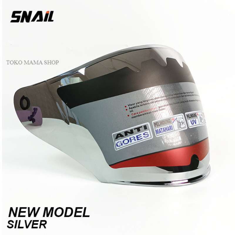 Promo TMS Kaca Helm Visor KYT DJ maru Galaxy dan INK Centro Silver