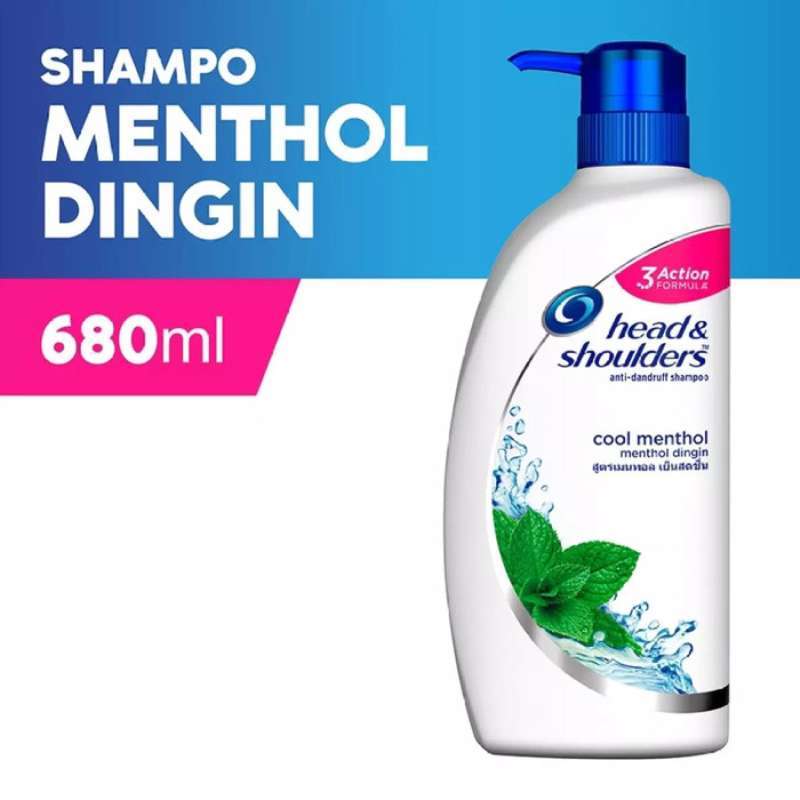 â Shampoo Head & Shoulders Cool Menthol 680ml / Shampo Head & Shoulders