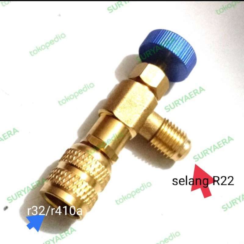 Promo Adaptor Nepel Kqf - 341A Kran Isi R410 A - R32 Diskon 33% di ...