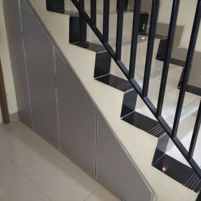 Promo Rak aluminium + Pintu bawah tangga aluminium Diskon 3% di Seller