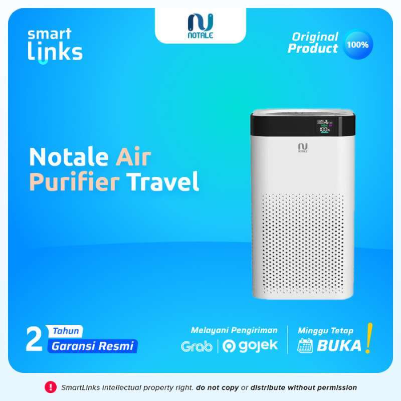 Promo Notale Air Purifier Travel Series Rechargeable HEPA 13 UV Killer