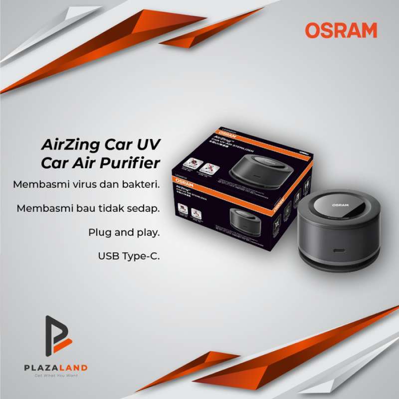 Jual OSRAM Air Purifier Sterilizer AirZing Car UV Air Disinfektan di