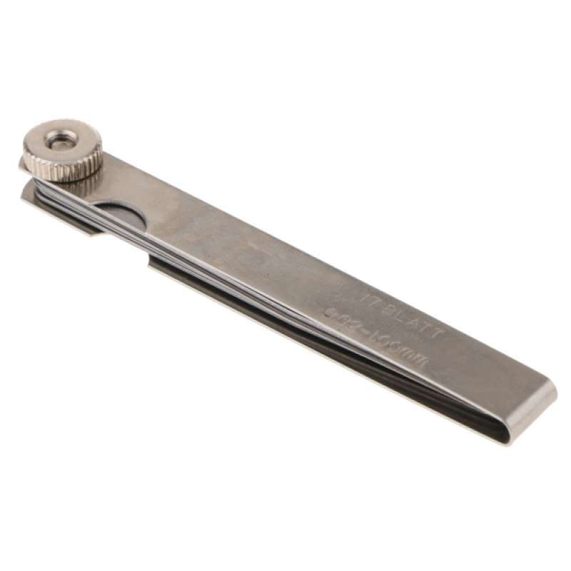 Jual Metric Alloy 17 Blade Feeler Gauge 0.02 to 1.0mm Spark Plug