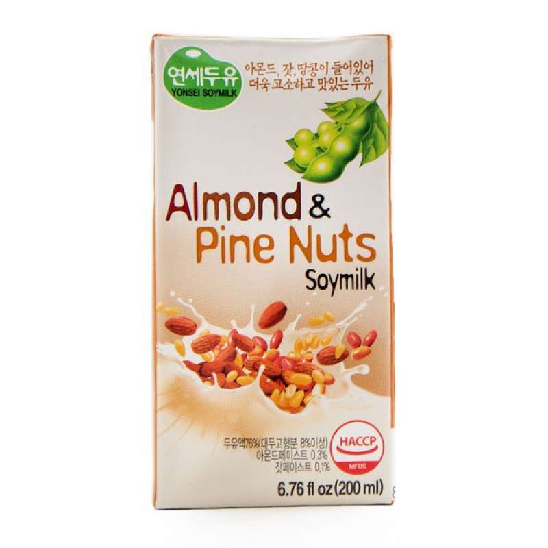 Jual YONSEI ALMOND & PINE NUTS SOYMILK 200ML di Seller AEON Supermarket