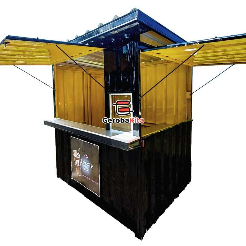 Custom Container Booth Jual Booth Kontainer Custom 170x130x200 Di Seller Gerobakita ...