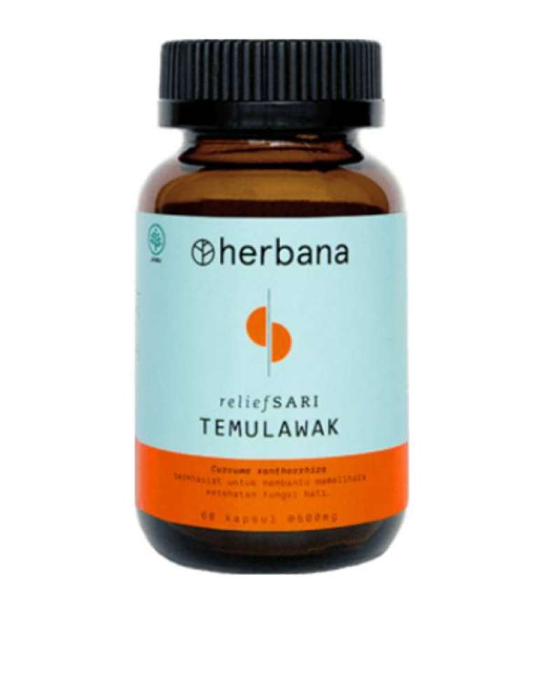 Jual HERBANA RELIEF SARI TEMU LAWAK [isi 60 botol] di Seller Semut