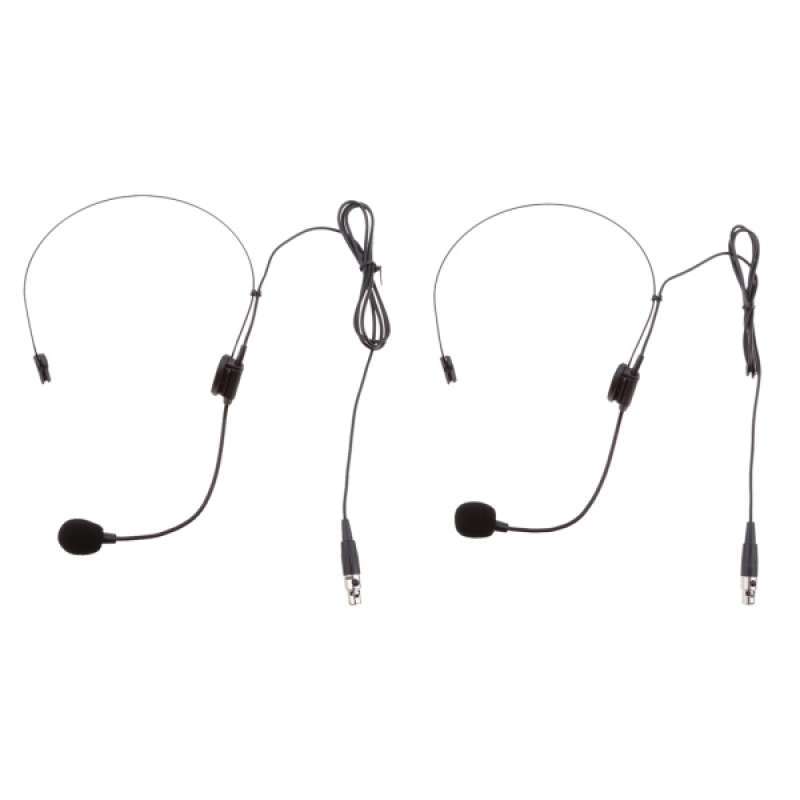 Jual Unidirectional XLR 4Pin+XLR 3Pin Headset Head Worn Microphone