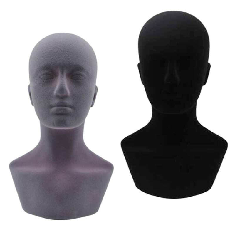 Jual Male Foam Mannequin Head Hat Cap Wig Display Stand Manikin Model