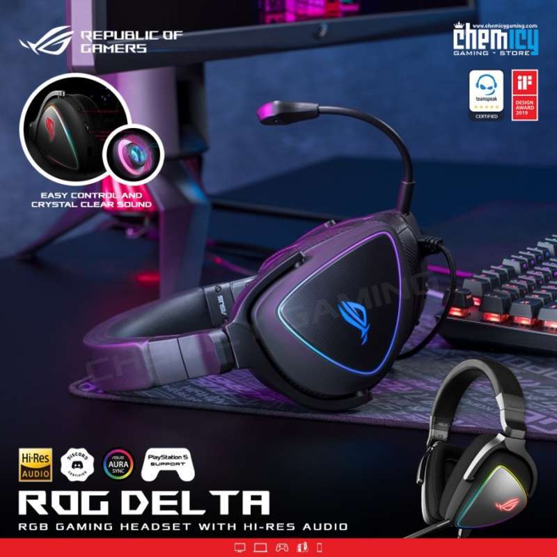 Jual Asus ROG Delta with Hi-Ress ESS RGB Gaming Headset di Seller ...