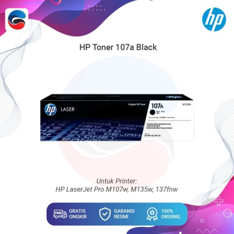 Hp Ink 107 Jual Hp Toner 107 A Black Original Murah - Harga Diskon April 2024 | Blibli