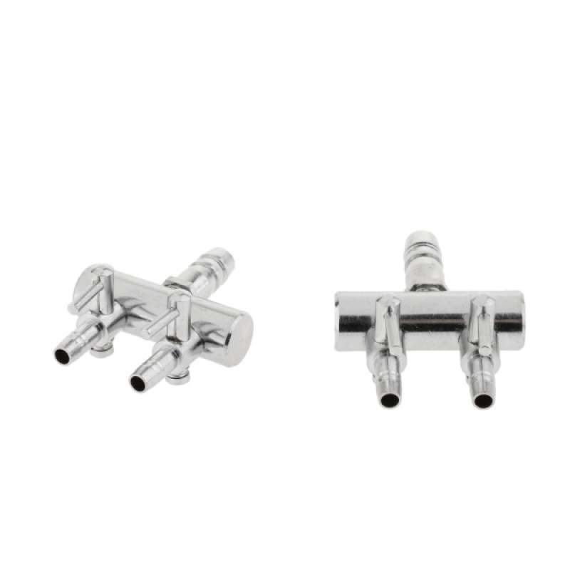 Jual Set 2 Aquarium Air Control Lever Valve Distributor Splitter Pump 2 Way di Seller Homyl