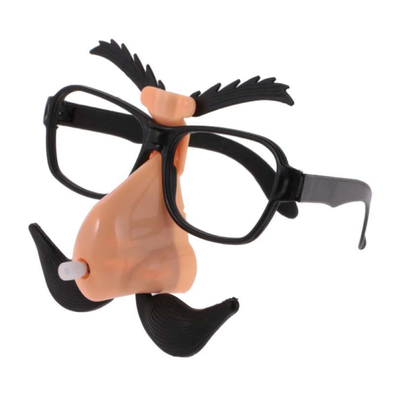 Jual Novelty Disguise Glasses Sunglasses Fun Mustache Party Fancy Dress