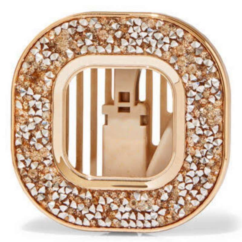 Promo Bath & Body Works Bbw Car Holder Rose Gold Glitter Visor & Vent