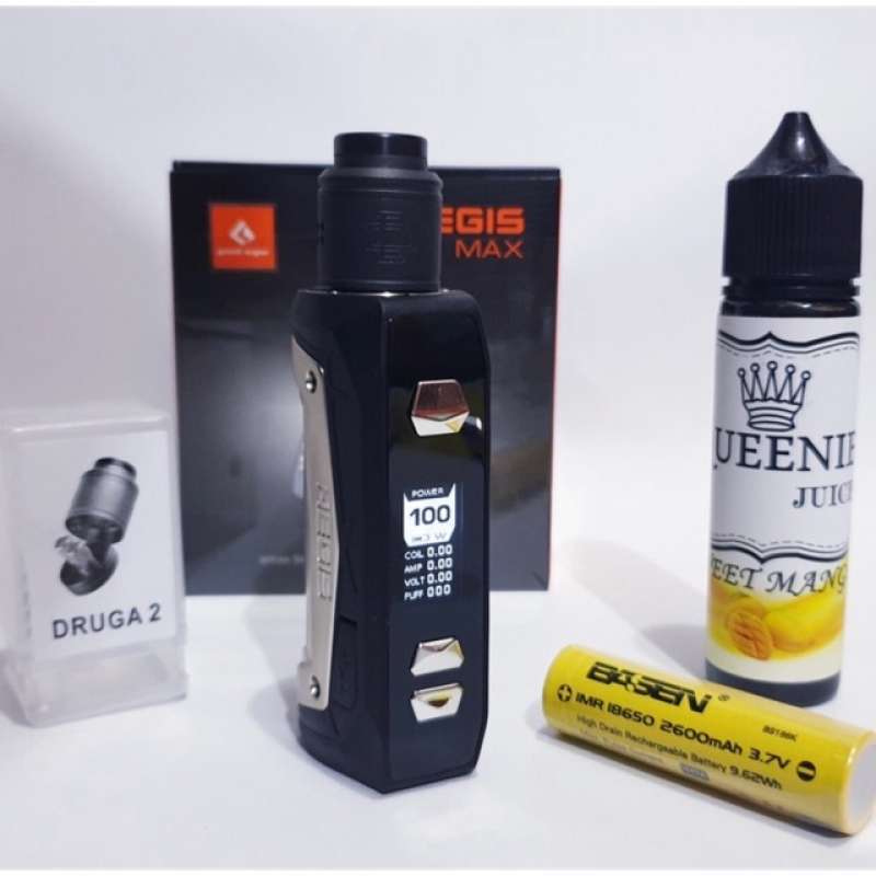 Jual Paket Ngebul Geek Vape Mod Aegis Max 100W Authentic