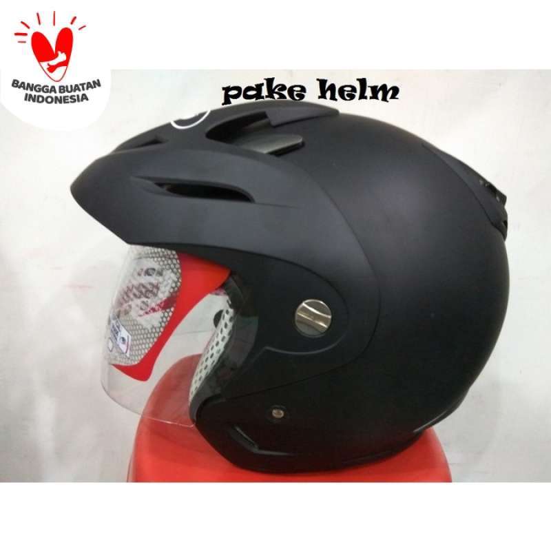 Jual HELM KYT ROMEO HITAM DOFF HELM KYT HALF FACE di Seller PAKE HELM