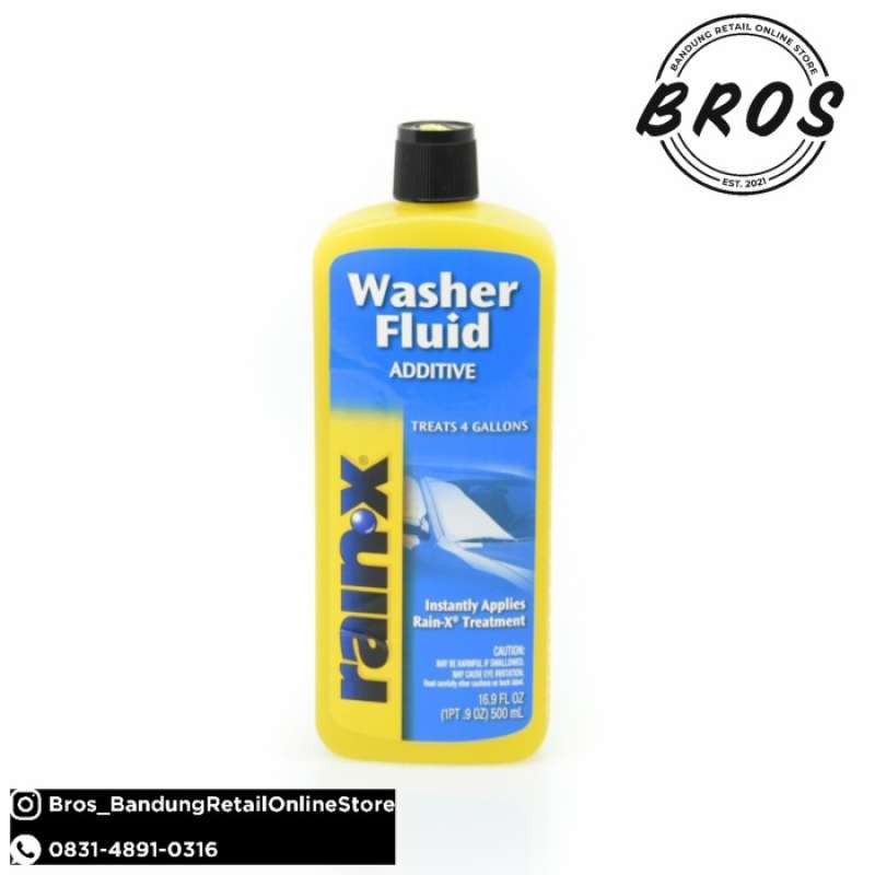 Promo Rain X Washer Fluid Cairan Pembersih Kaca 500 Ml Diskon 23 di