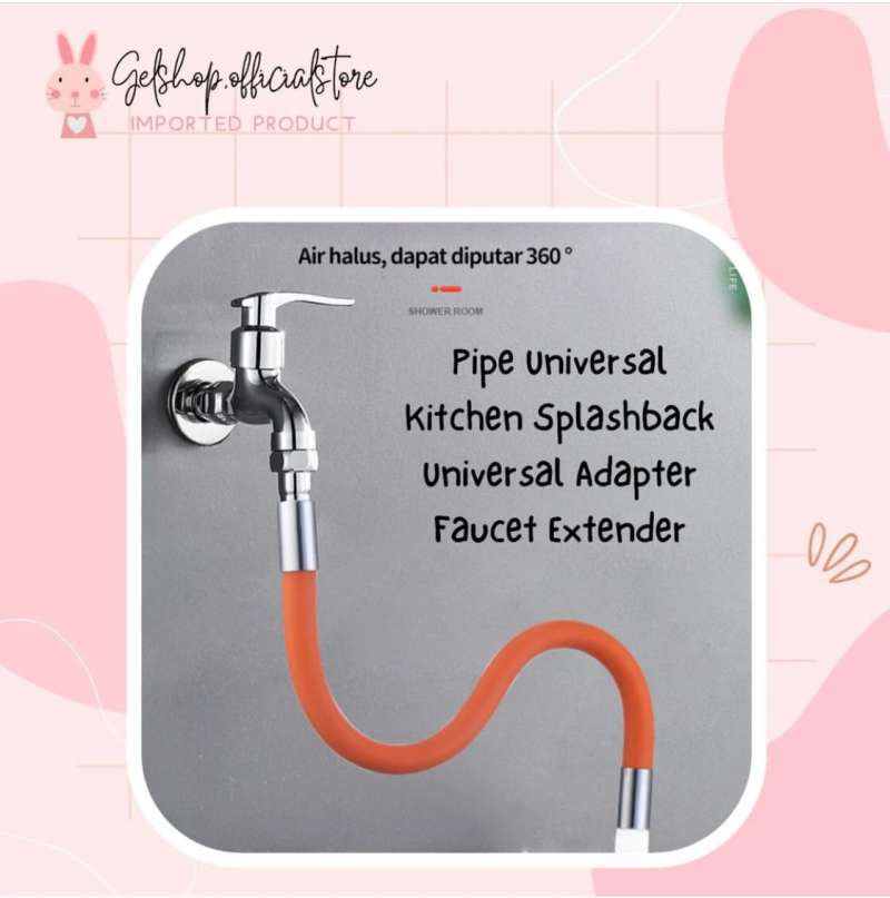 Jual Pipe Universal Kitchen Splashback Universal Adapter Faucet