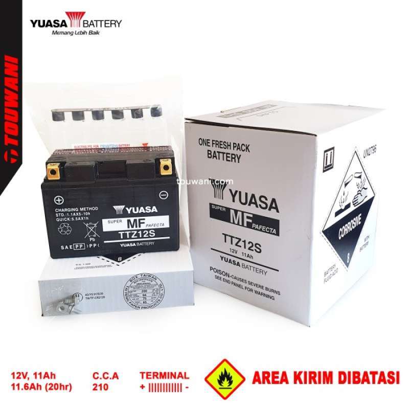 Soldes d'hiver 2026 : Yuasa Batterie Moto Yuasa Agm Ttz12s-Bs pas cher
