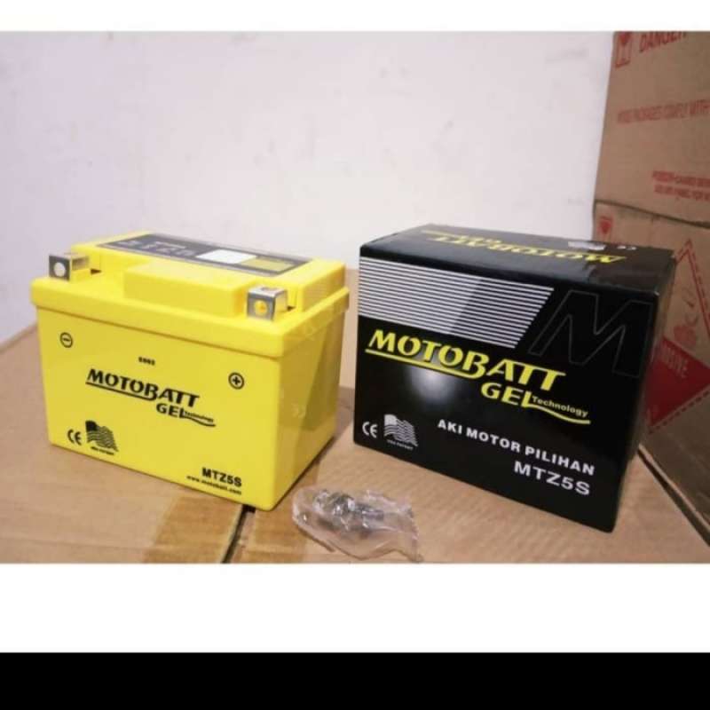 Promo AKI MOTOR HONDA VARIO MATIC 110 CC MTZ5S AKI GEL MOTOBATT Diskon
