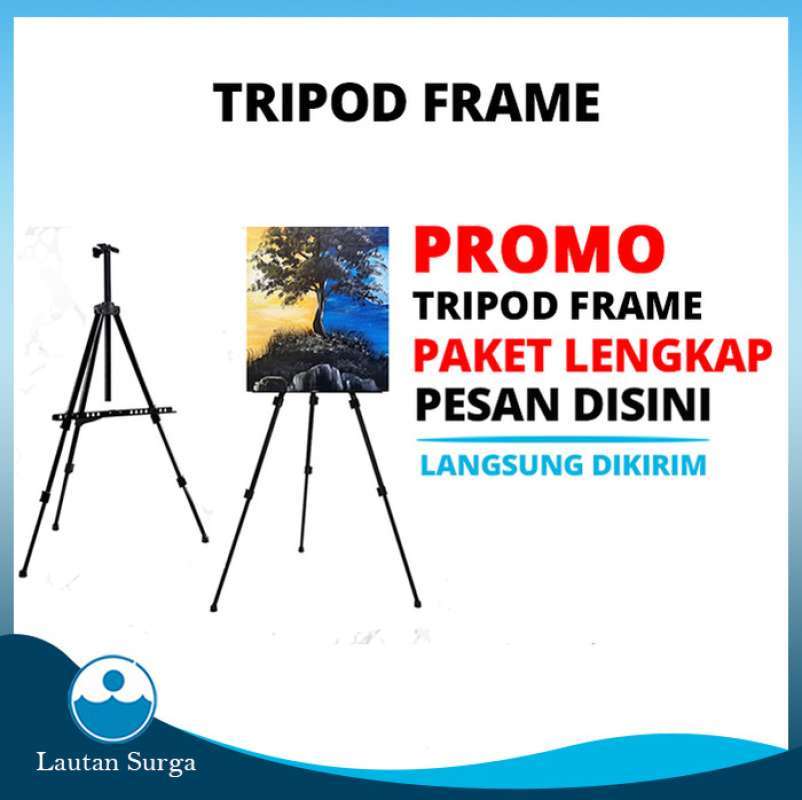 Promo Tripod Frame Murah Stand Frame Foto Tripod Whiteboard, Stand