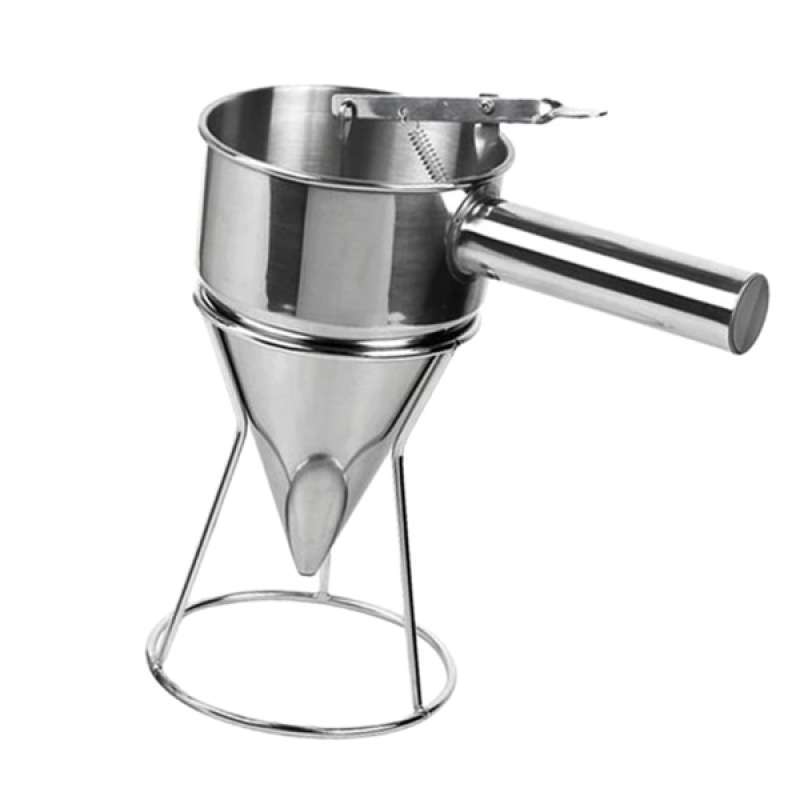 Jual Confectionery Funnel Stainless Steel With Stand Di Seller Homyl