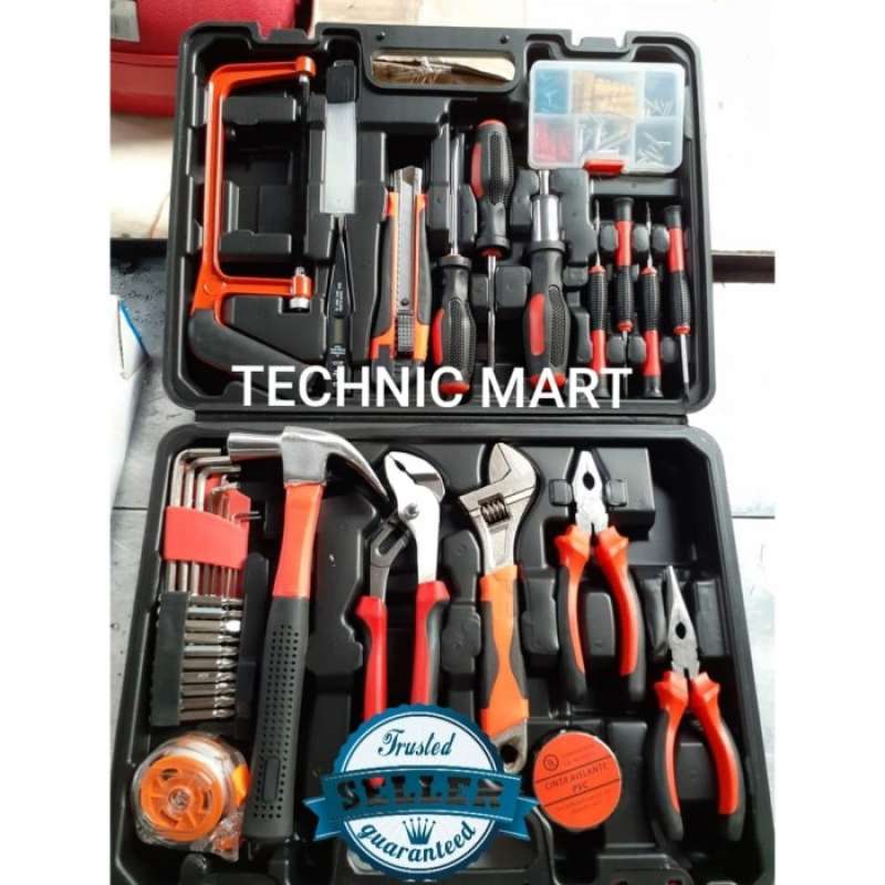 Jual Tool kit 100 pcs Full Set Toolset Toolkit Toolbox COLMAX original