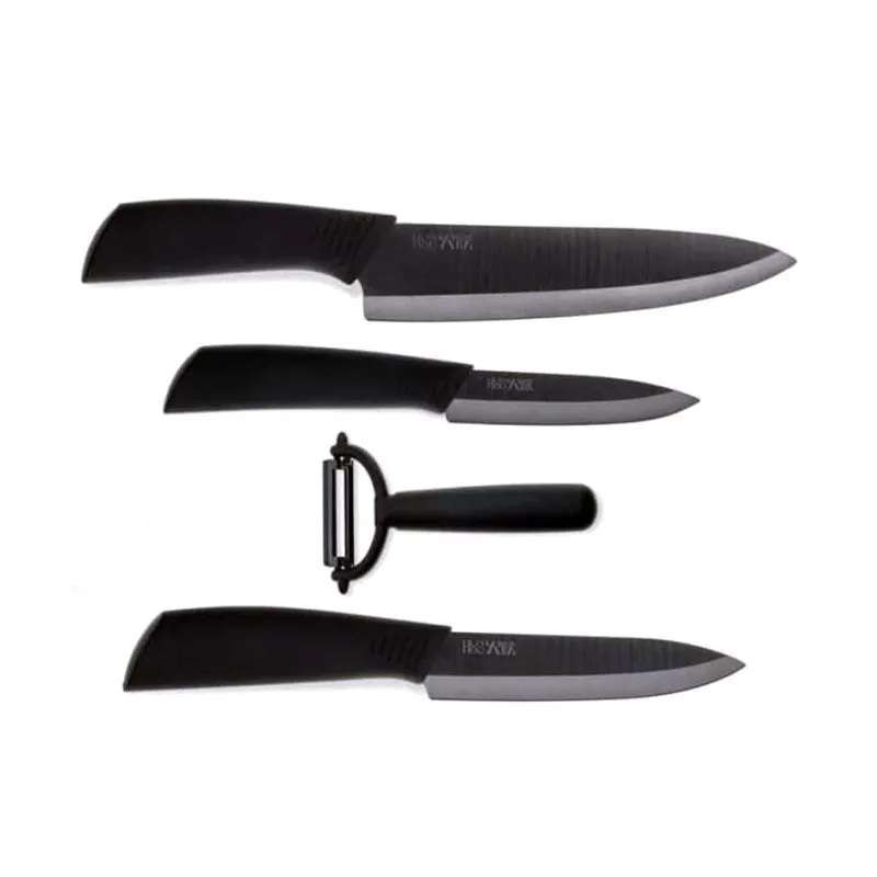 Jual Xiaomi Huohou 4in1 Ceramic Knife Set Pisau Bahan Keramik di Seller ...