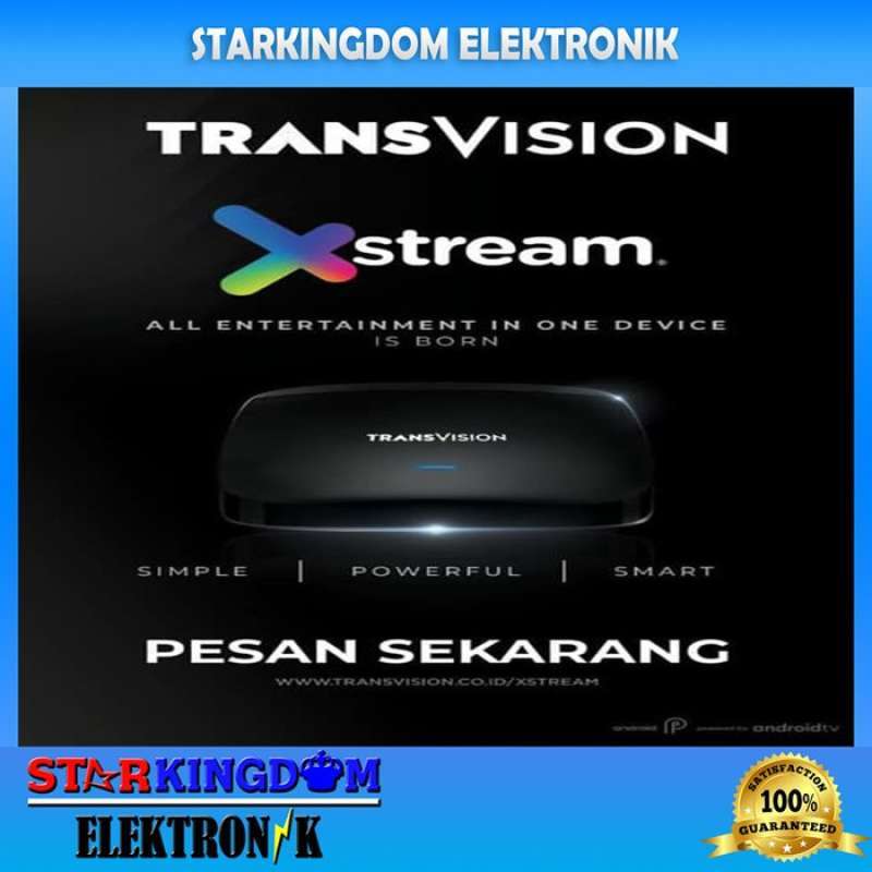 Jual Android TV Box Transvision Xstream Gratis Channel