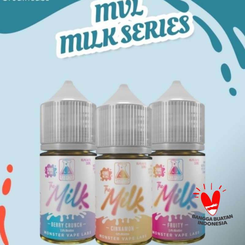 Jual The Milk Cinnamon Salt Nic 30ml By Monster Vape Labs Usa Liquid Us Salt 24mg 30ml Di