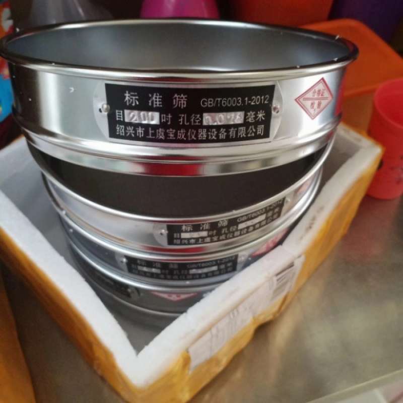 Promo Test Sieve Mesh 30 Ayakan Lab / Saringan Laboratory Test Sieve ...