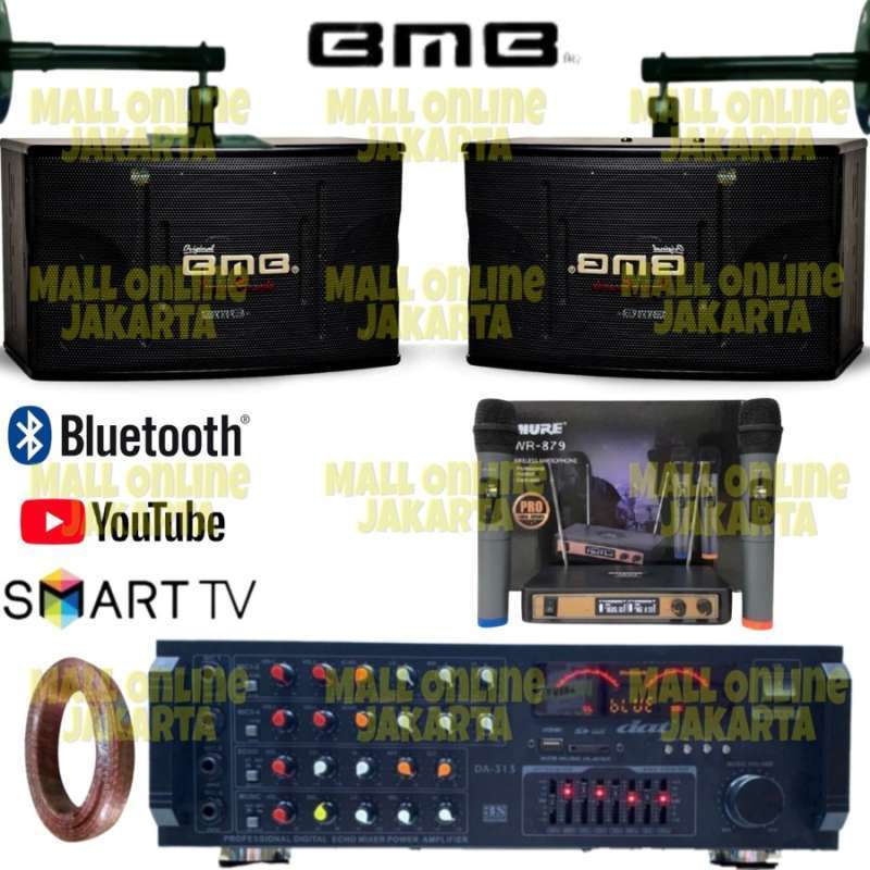 Promo Paket karaoke set bmb original fullset sound system rumah Diskon
