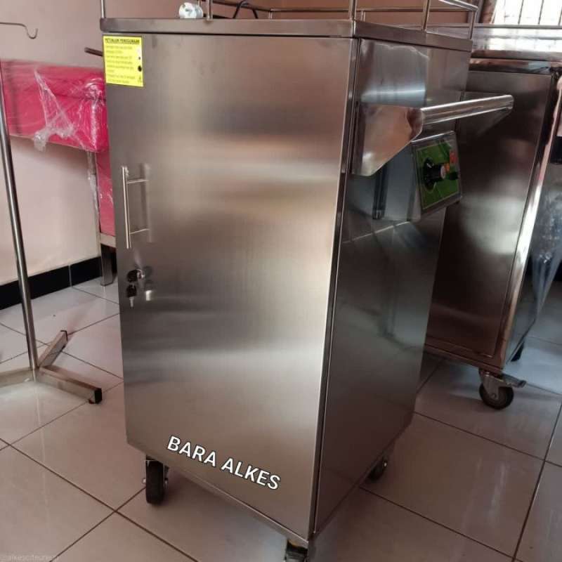 Jual food trolley/ troli makan 8susun rumah sakit (stainless) di Seller