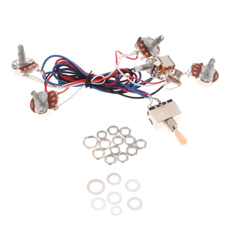Jual Guitar Circuit Wiring Harness Kit For Lp Les Paul Electric Guitar
