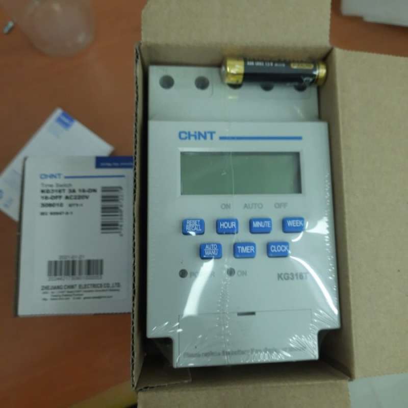 Promo PROGRAMMABLE DIGITAL TIMER SWITCH KG316T CHINT Diskon 33 di