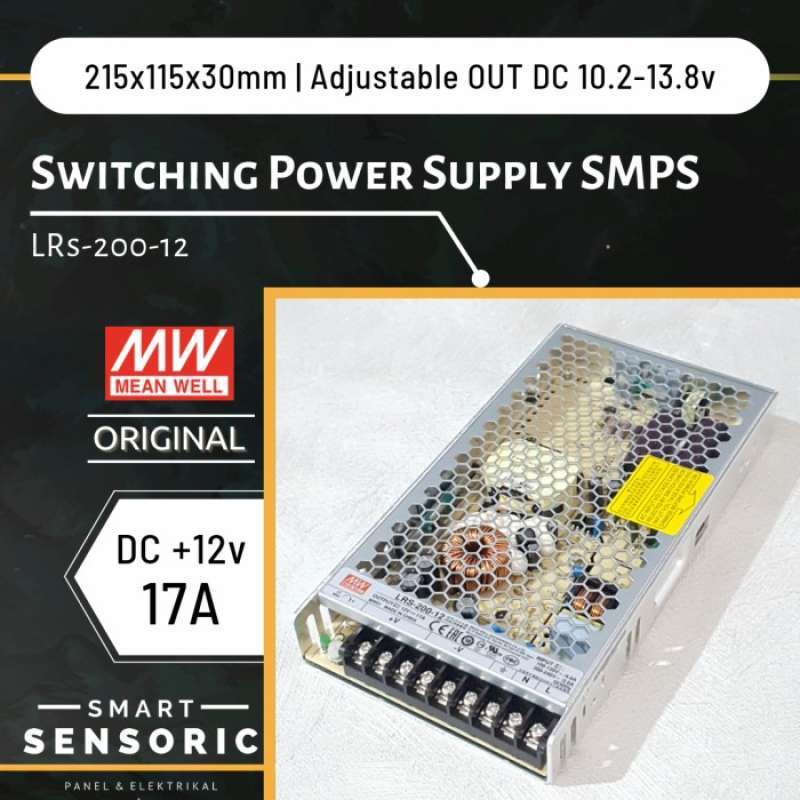 Mua Nguồn Meanwell 12V-17A LRS-200-12. Hàng tháo máy. giá rẻ nhất