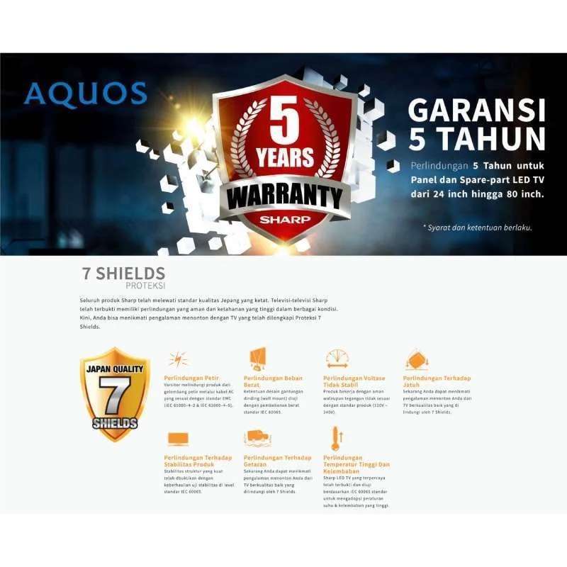 Promo Sharp 4k Ultra Hd Android Tv 50 Inch 4t-c50dl1x Diskon 10% Di ...