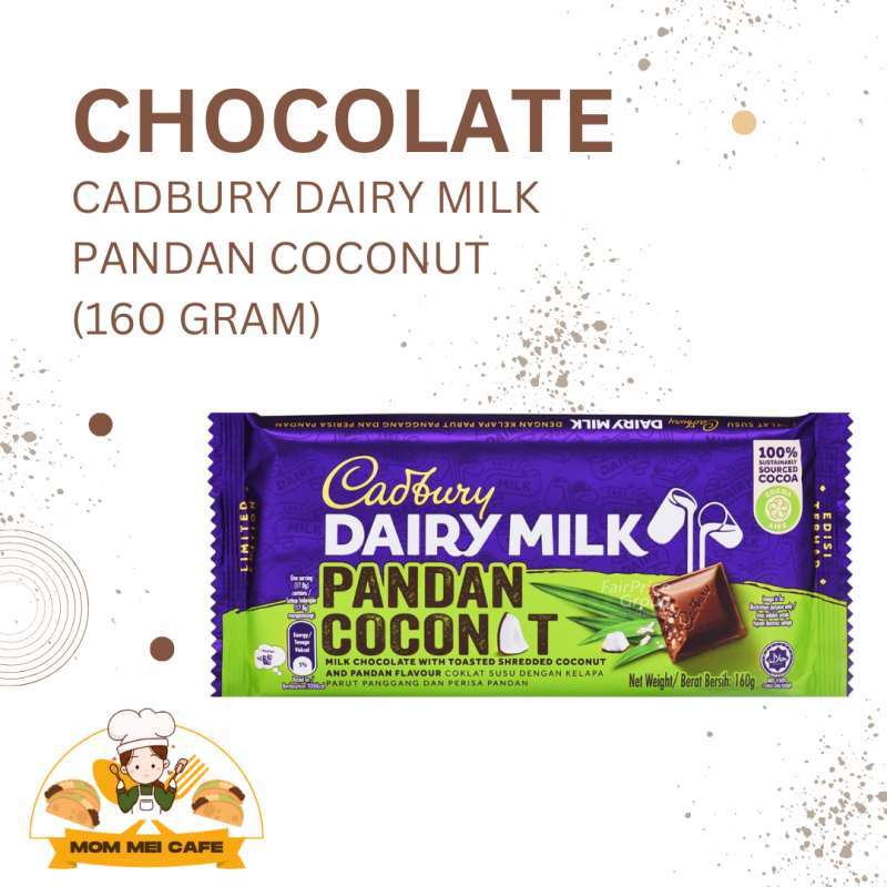 Jual Coklat CADBURY DAIRY MILK PANDAN COCONUT Chocolate di Seller Mom