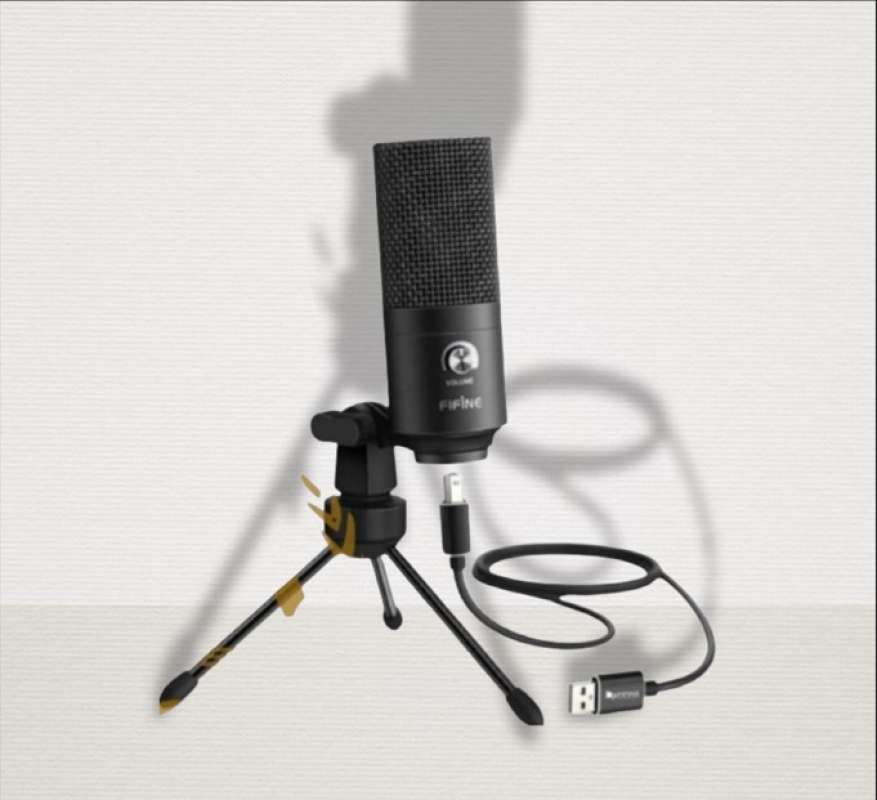 Jual FIFINE K658 USB Dynamic Cardioid Microphone with A Live Monitoring ...