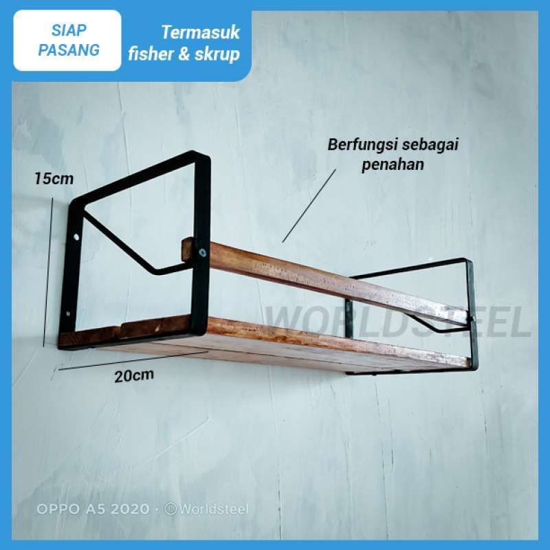 Jual Rak dinding serbaguna buku pajangan figure portable